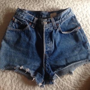 Vintage Levi high waisted shorts