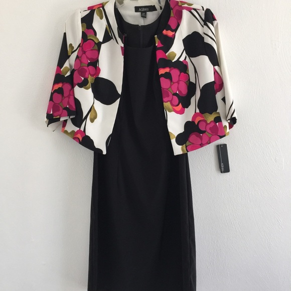 Black dress with jacket