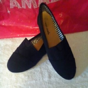 Black slip ons