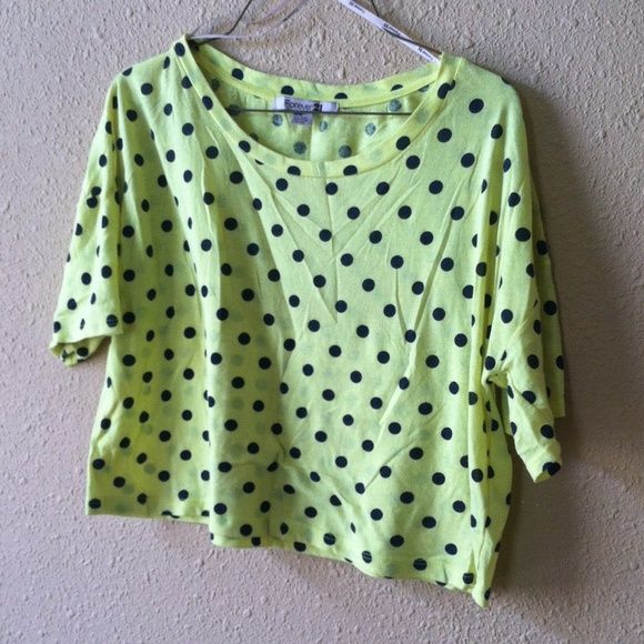 Neon crop top