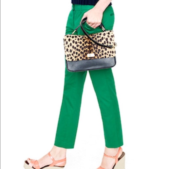 J Crew green Capri pants. - Picture 4 of 4
