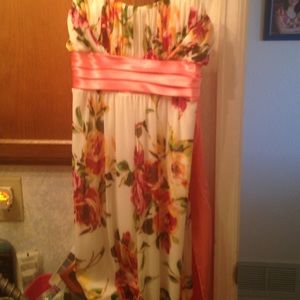 Fancy flowered dress