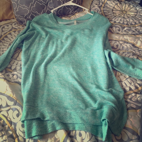 Teal long sleeve sweater