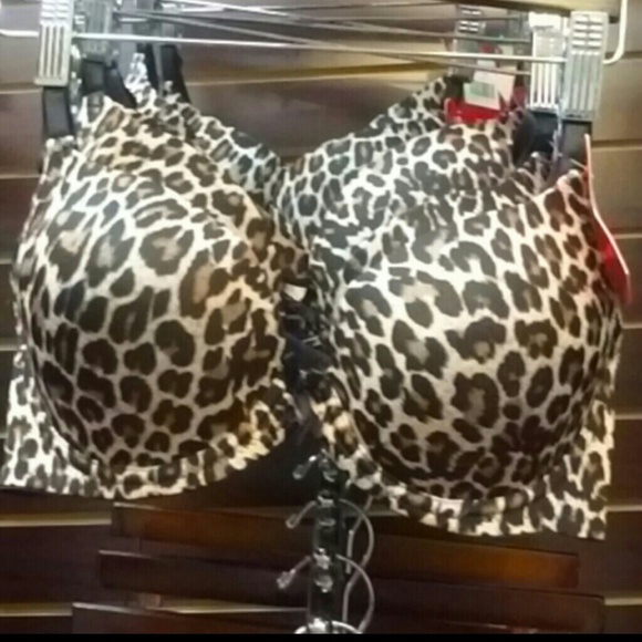 Leopard Push Up T-Shirt Bra