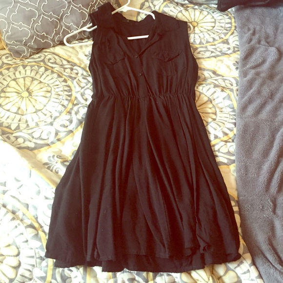 Black shirt dress forever 21