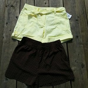 REDUCED! Bundled shorts Size 8 & Medium