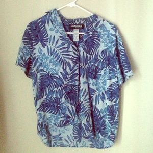Floral button up