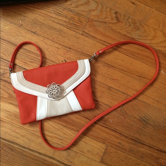 Orange grace adele shoulder bag
