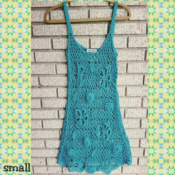 OBO LISTING* Crochet dress or cover up