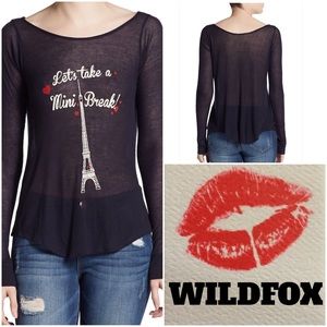 WILDFOX 💋 Let's Take A Mini Break Graphic Tee.