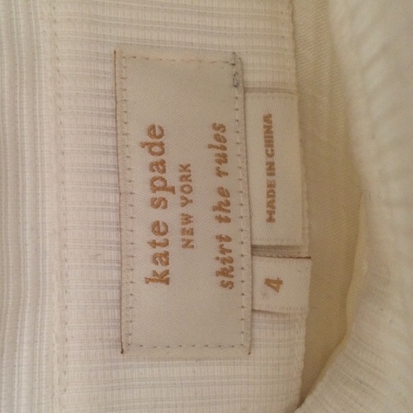 Kate Spade skirt suit (white) - Picture 4 of 4