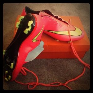 Mercurial soccer shoes