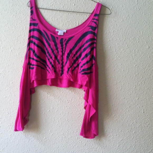 Zebra pink top