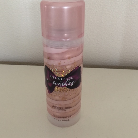 bath and body works other a thousand wishes shimmer swirl lotion shimmer lotion bath and body works