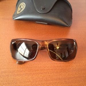 Rayban polarized sunglasses.