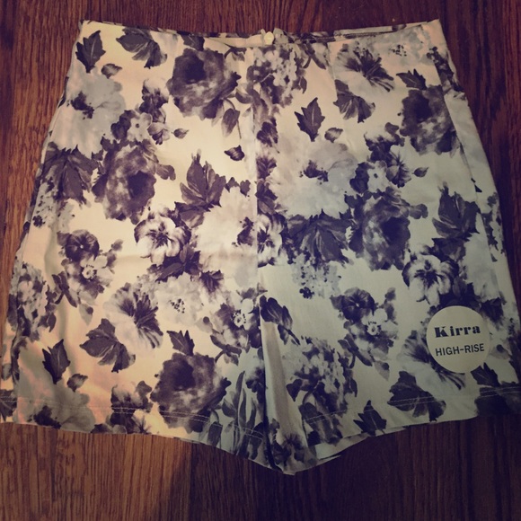 Floral high waisted shorts form pacsun
