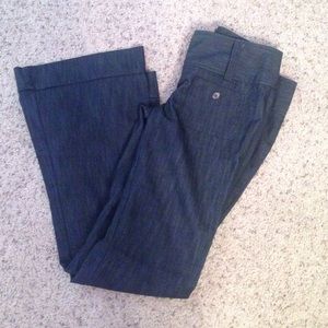 Charlotte Russe denim dress pants