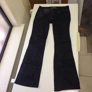 Black Hudson flaired jeans