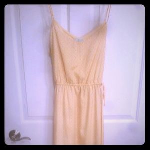 Long yellow sundress ☆there is a tiny spot see pic