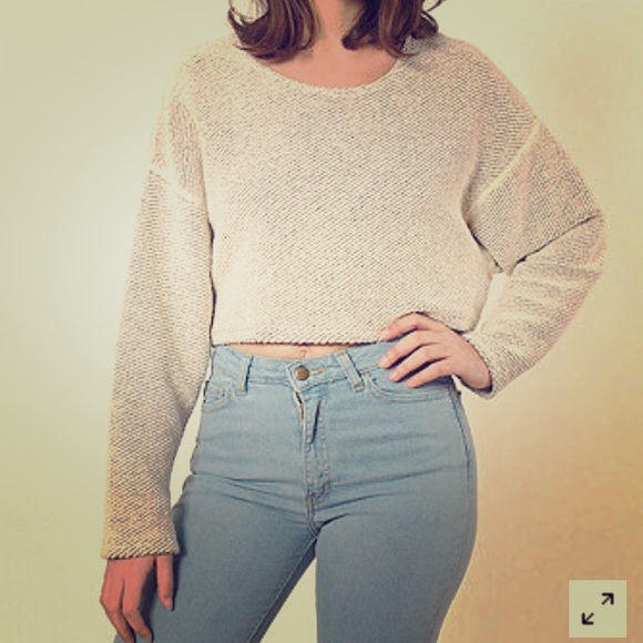 AA Cropped Reversible Easy Sweater ✨FINAL PRICE✨