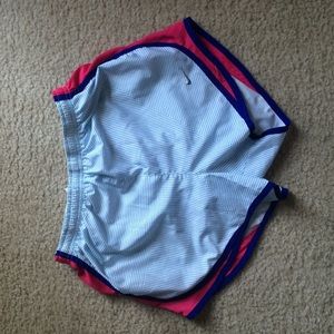 Striped nike shorts