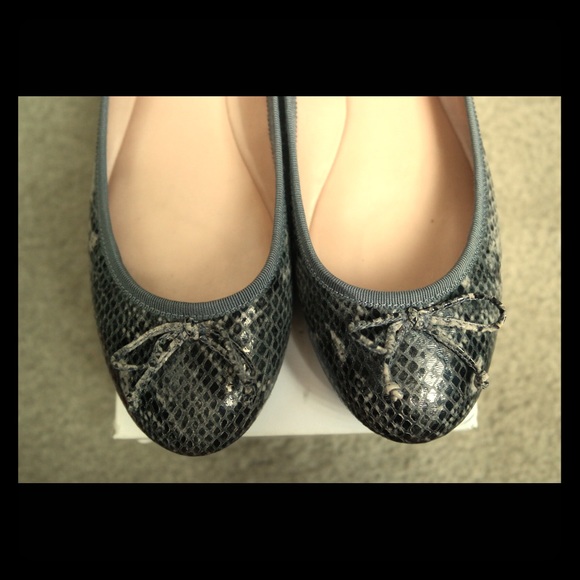 snake print flats