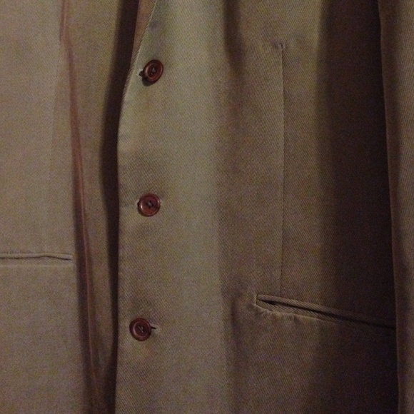 Men's Sport Coat. Claiborne. Gray. 48 regular - Picture 2 of 3