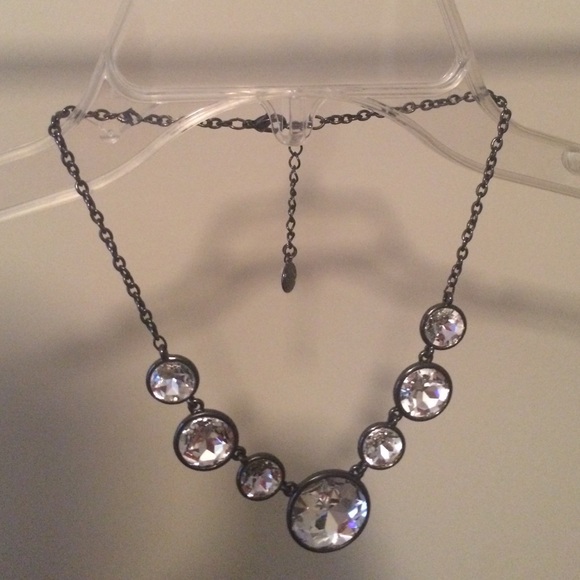Necklace with clear stones