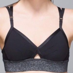 🚫Traded🚫If Your Lucky Bra Black/Grey