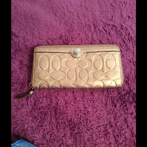 Gold couch wallet