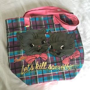 Iron Fist Kitty Tote Bag