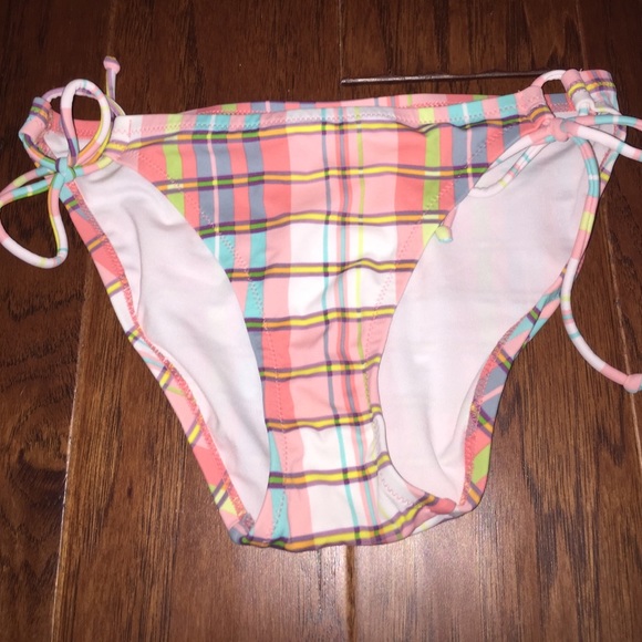 Plaid bikini bottoms