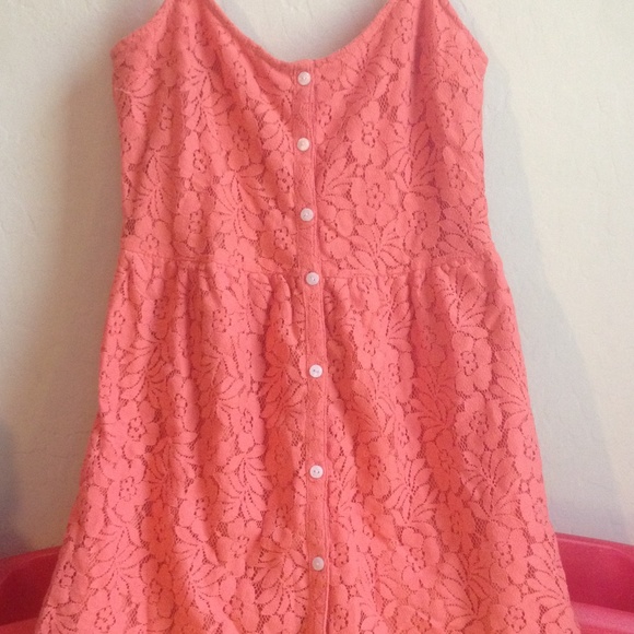 Pink lace Volcom dress