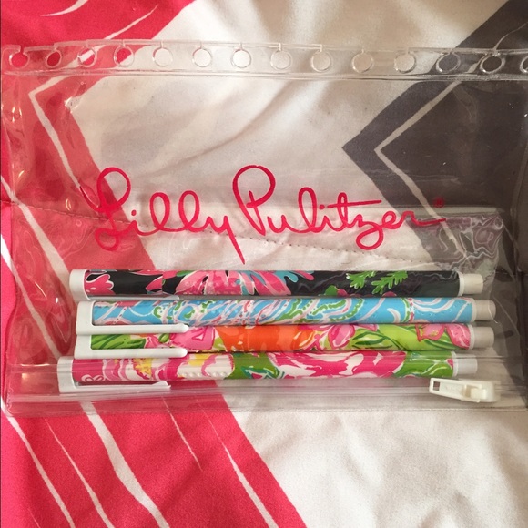 Lilly Pulitzer Neon Pen Set
