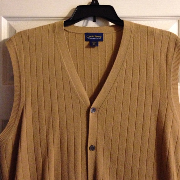 Men's wool vest. 5 buttons. XL - Picture 1 of 3