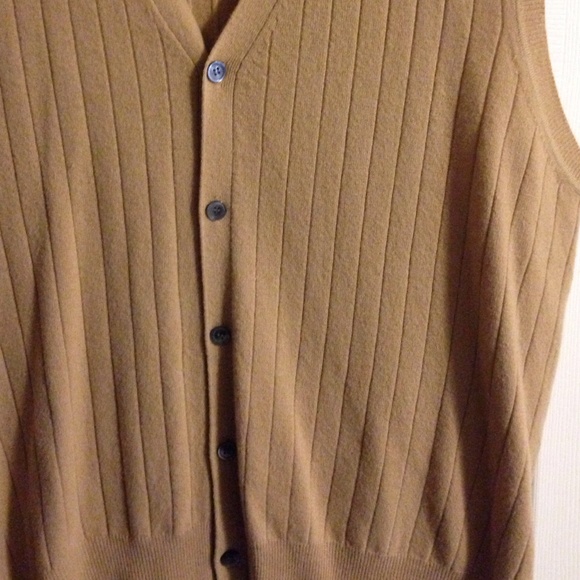 Men's wool vest. 5 buttons. XL - Picture 2 of 3