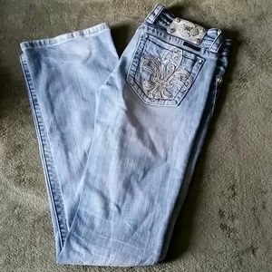 Miss me light denim boot jeans size 27