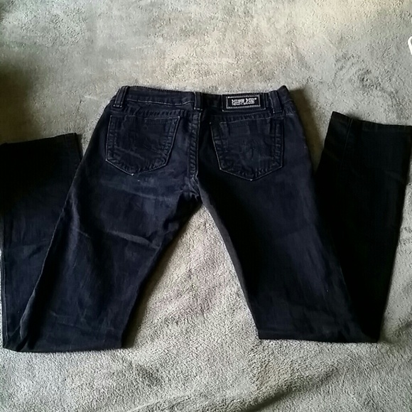 Miss me black denim jeans size 28