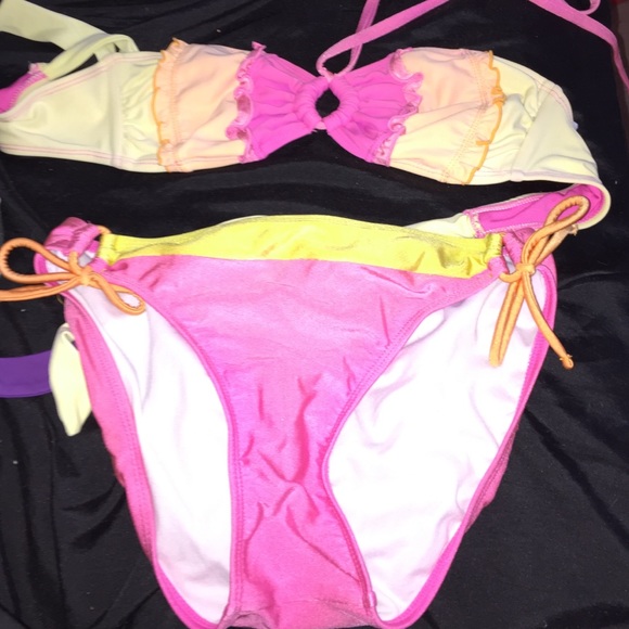 bathing suit top and bottom