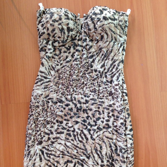 Dress animal print