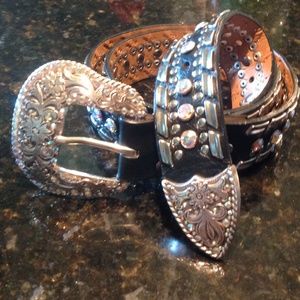 Rhinestone belt