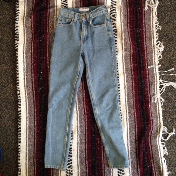 American Apparel High Waisted Petite Jeans