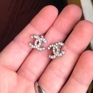 Chanel stud earrings