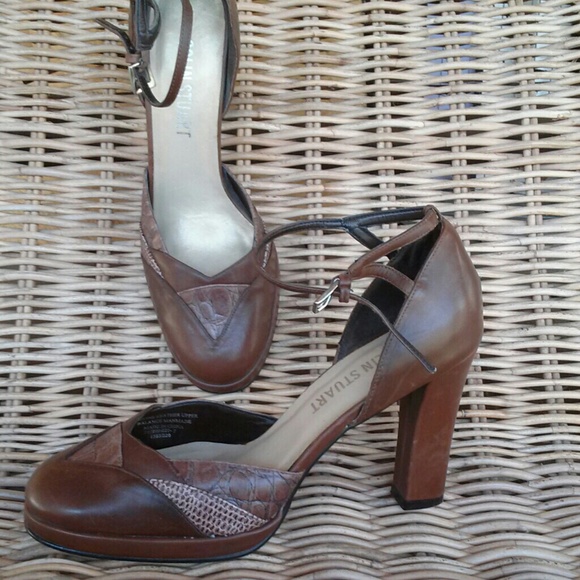Brown Leather Colin Stuart Heels