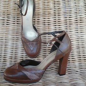 Brown Leather Colin Stuart Heels