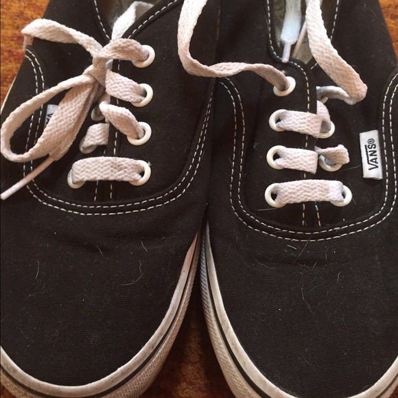 Black Vans lightly used