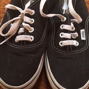 Black Vans lightly used