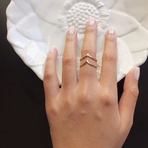 Gold midi ring (single ring)