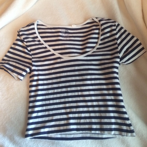 Stripped Nollie crop top from Pacsun