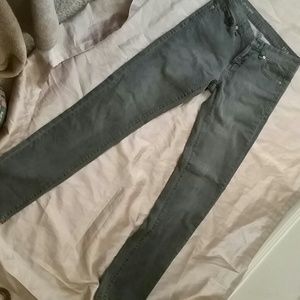Nwot 27/4 slim straight charcoal jeans Jc Penny's